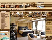 Tablet Screenshot of profile-furniture.com